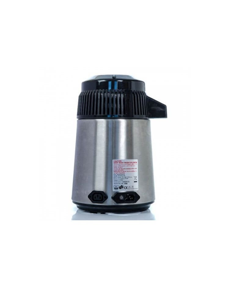 304 MEGAHOME DISTILLATOR  (zilver/zwart /glazen pot), PRICE: 295, CODE: MH943SBS-304-SL-BL | 001
