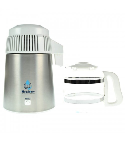 304 MEGAHOME DISTILLATOR (silver/vit/glasburk), PRICE: 284, CODE: MH-SWS-304-SW-WH-GP | 001