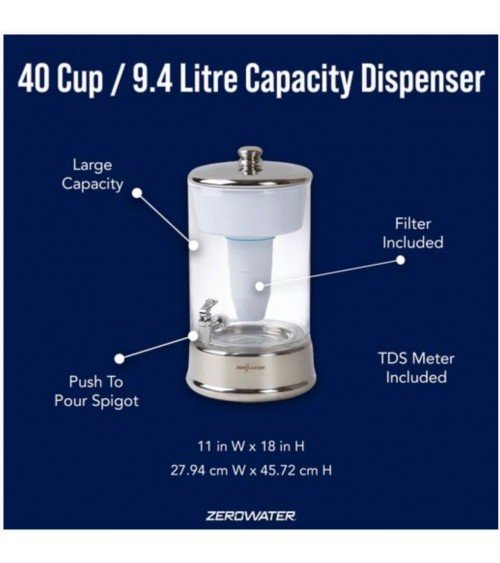 40 CUP / 9.5L GLASS DISPENSER, PRICE: 180.000001, CODE: ZBD-040-1 | 005